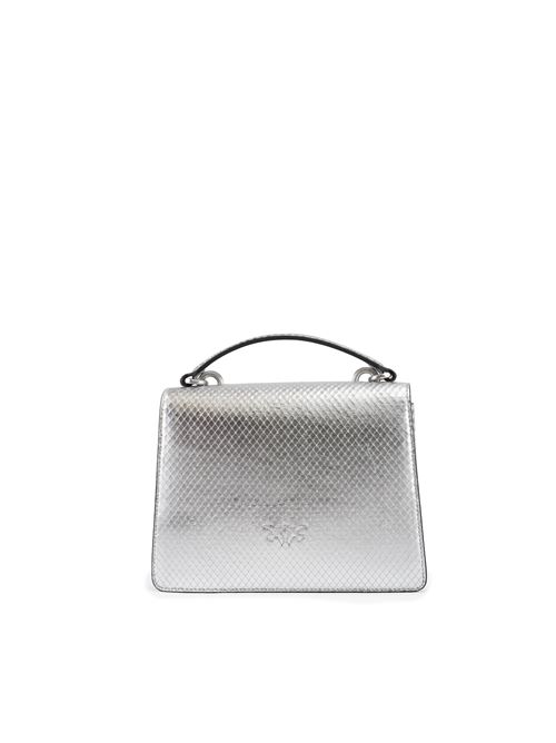 Borsa Mini Love laminata silver PINKO | 100071 A1VGZZFS